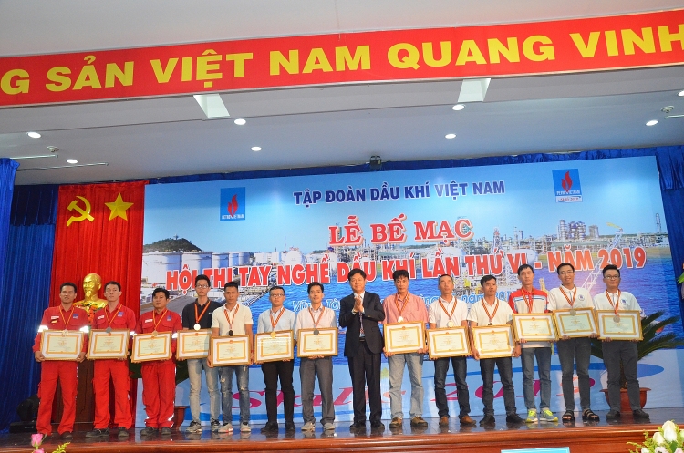 Bế mạc và trao giải Hội thi tay nghề Dầu khí lần thứ VI năm 2019