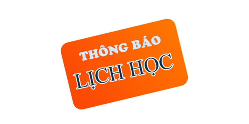 Thời khóa biểu